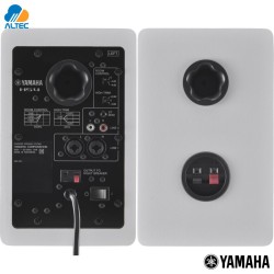 Yamaha HS4W - Monitor de Estudio Activo de 4.5" Blanco | Sonido Profesional (PAR)