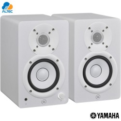 Yamaha HS4W - Monitor de Estudio Activo de 4.5" Blanco | Sonido Profesional (PAR)