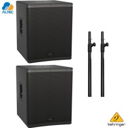 Sistema de Subwoofers Behringer DR18SUB con Pedestales
