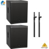 Combo DR14, 02 Behringer DR18SUB y 02 MRS MRS-NP2