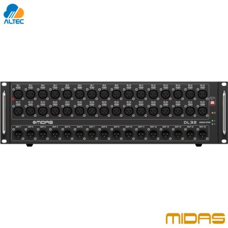 Midas DL32 - Stage Box Digital de 32 Entradas y 16 Salidas XLR