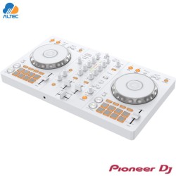 Pioneer dj DDJ-FLX4-W - Controlador dj Blanco, Compacto, Profesional y Compatible con Rekordbox y Serato