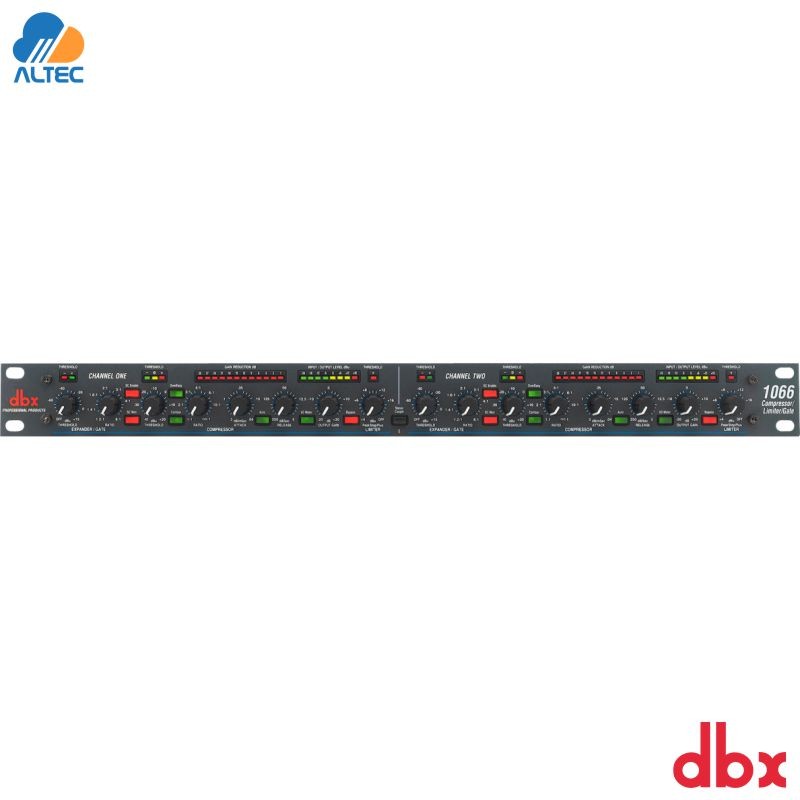 DBX 1066V - Compresor Limitador Puerta de Ruido 2 Canales