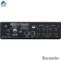 Focusrite Clarett+ 4Pre USB Interfaz de Audio 18x8 con ADAT