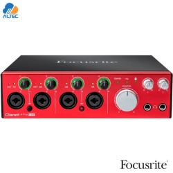 Focusrite Clarett+ 4Pre USB Interfaz de Audio 18x8 con ADAT