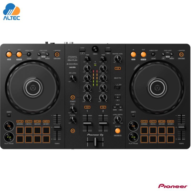 Pioneer dj DDJ-FLX4 - controlador dj de 2 canales para rekordbox y serato