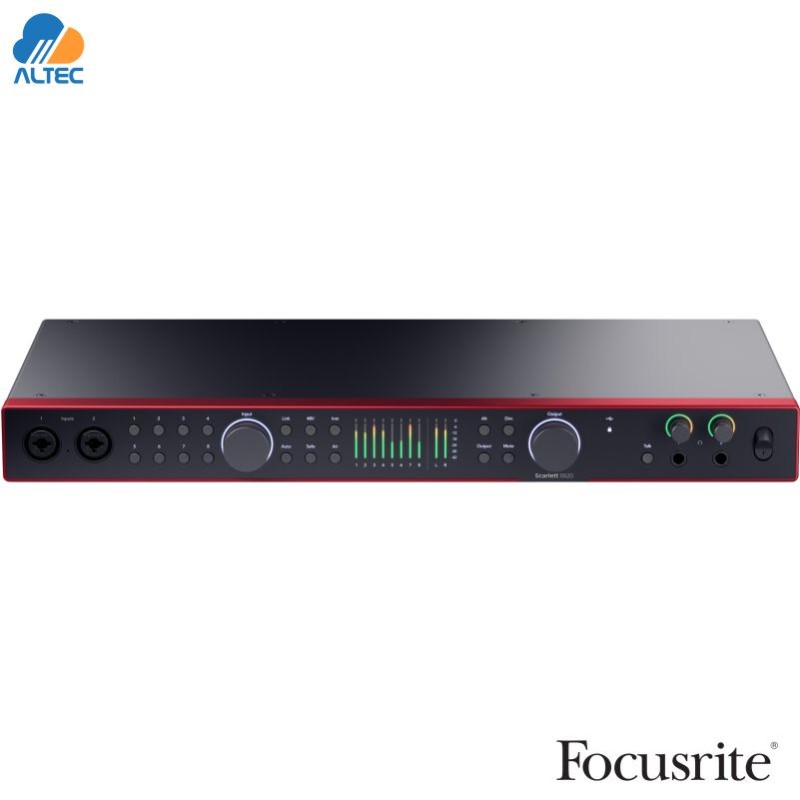 Focusrite Scarlett 18i20 4ta Gen Interfaz USB-C 18x20 con ADAT y MIDI