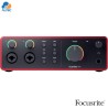 Focusrite Scarlett 4i4 4ta Gen Interfaz USB-C 4x4 con MIDI y Loopback
