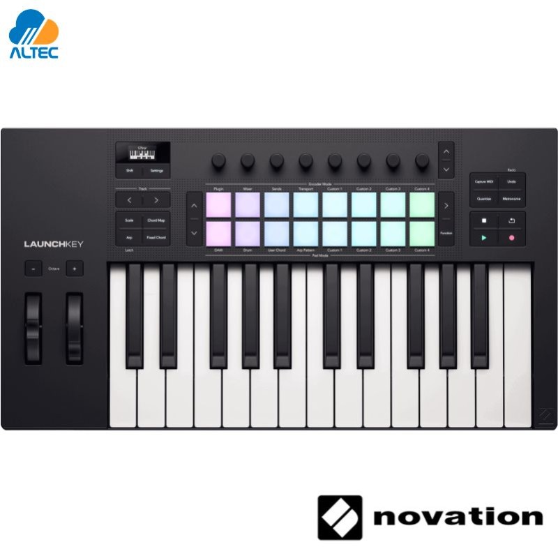 Novation Launchkey 25 MK4 Controlador MIDI Portátil con Pads RGB