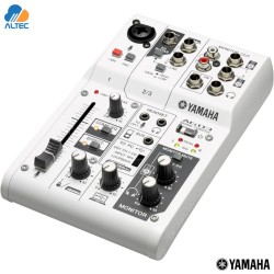 Yamaha AG03MK2 – Mezclador e interfaz USB para streaming y podcast