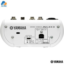 Yamaha AG03MK2 – Mezclador e interfaz USB para streaming y podcast