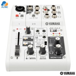 Yamaha AG03MK2 – Mezclador e interfaz USB para streaming y podcast