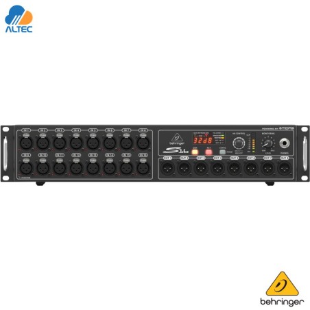 Stage Box Behringer S16 con 16 entradas MIDAS y 8 salidas AES50