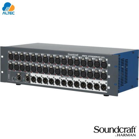Soundcraft Mini Stagebox 32i – Caja de escenario digital en rack 3U