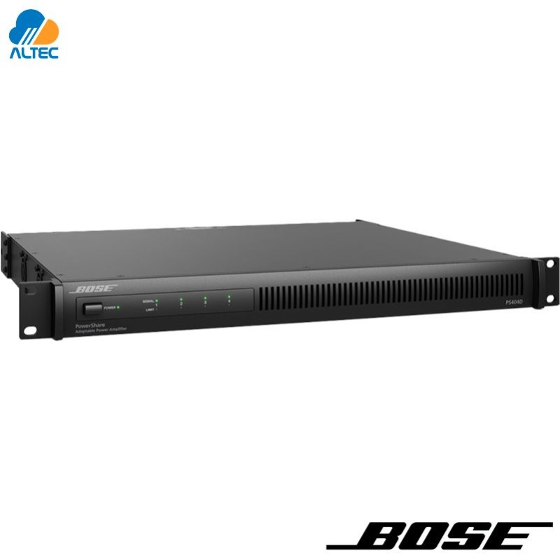 Amplificador Bose PowerShare PS404D 4x400W con Dante y DSP