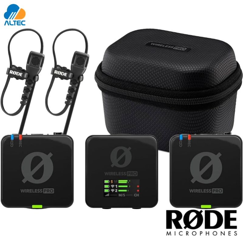 Rode WIRELESS PRO – Micrófono inalámbrico digital con grabación interna
