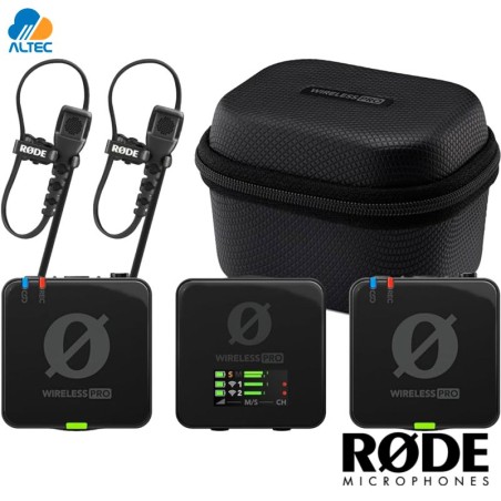 Rode WIRELESS PRO – Micrófono inalámbrico digital con grabación interna