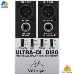 Behringer ULTRA-DI DI20 - caja directa activa profesional de 2 canales