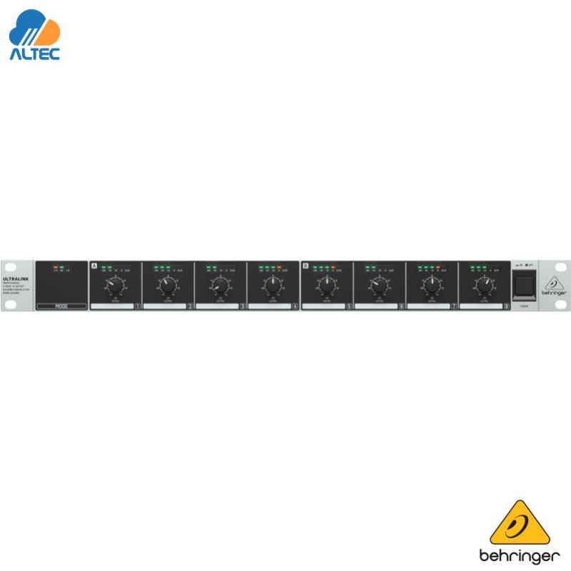 Distribuidor estéreo balanceado Behringer DS2800 rack 1U
