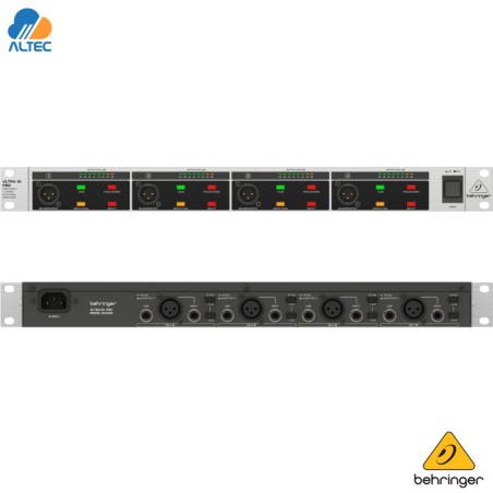 Behringer DI4000 caja directa activa 4 canales en rack 1U