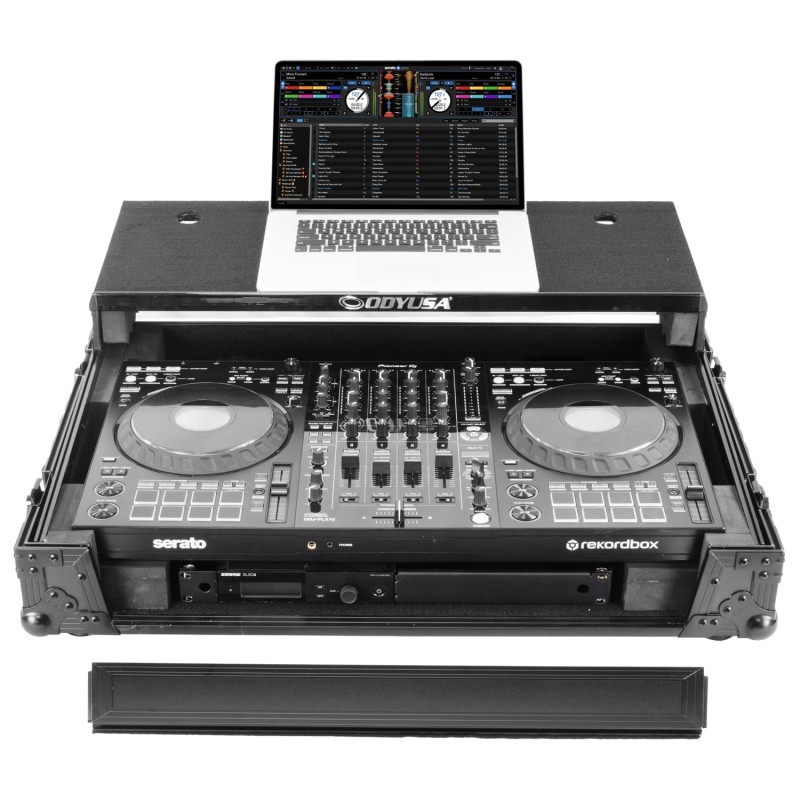 Flight Case Odyssey FLX10W1BL profesional con bandeja superior