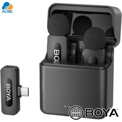 BOYA BY-V30 Micrófono Inalámbrico USB-C Doble Canal