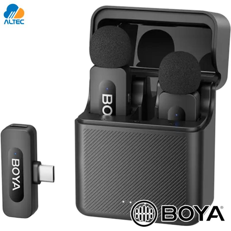BOYA BY-V30 Micrófono Inalámbrico USB-C Doble Canal