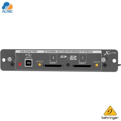 Behringer X-LIVE - Tarjeta de Expansión para tarjeta SD / SDHC de 32 Canales y Grabación USB
