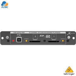 Behringer X-LIVE - Tarjeta de Expansión para tarjeta SD / SDHC de 32 Canales y Grabación USB