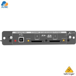 Behringer X-LIVE - Tarjeta de Expansión para tarjeta SD / SDHC de 32 Canales y Grabación USB