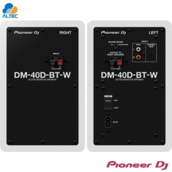 Pioneer DM-40D-BT, par de monitores de 4" con bluetooth color blanco