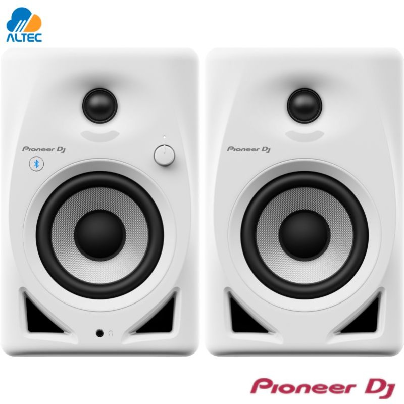 Pioneer DM-40D-BT, par de monitores de 4" con bluetooth color blanco