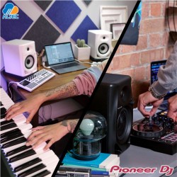 Pioneer DM-40D-BT, par de monitores de 4" con bluetooth color blanco