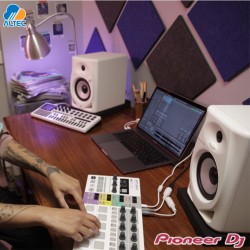 Pioneer DM-40D-BT, par de monitores de 4" con bluetooth color blanco