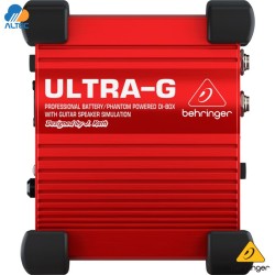 Behringer ULTRA-G GI100 - caja directa activa alimentada por batería/fantasma profesional con emulación de altavoz de guitarra