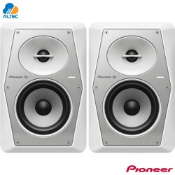 Pioneer VM-50-W, par de monitores de estudio de 5 pulgadas blanco