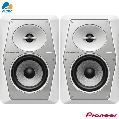 Pioneer VM-50-W, par de monitores de estudio de 5 pulgadas blanco