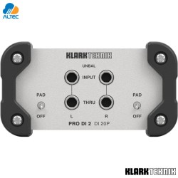 Klark Teknik DI-20P - Caja Directa Pasiva Estéreo