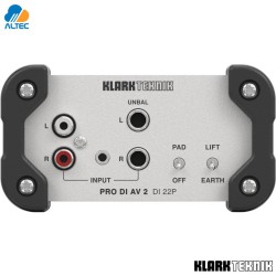 Klark Teknik DI-22P - Caja Directa Pasiva Estéreo Pro