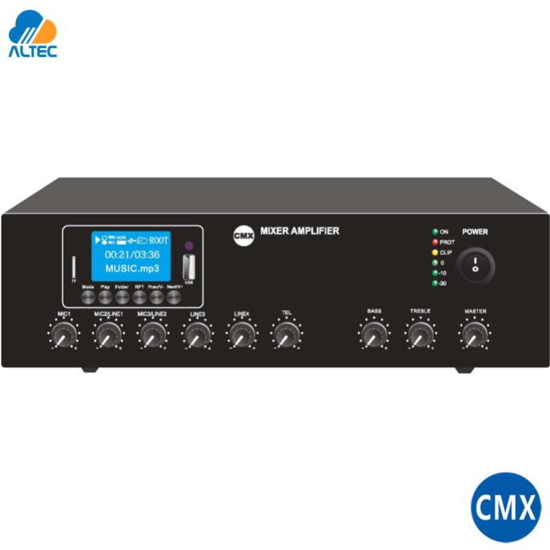 CMX EA-30 - mezclador amplificador 30W USB BT 100V