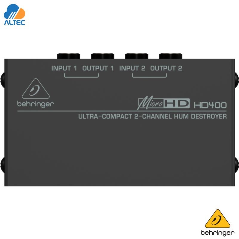 Behringer HD400 eliminador de ruidos y bucles de tierra
