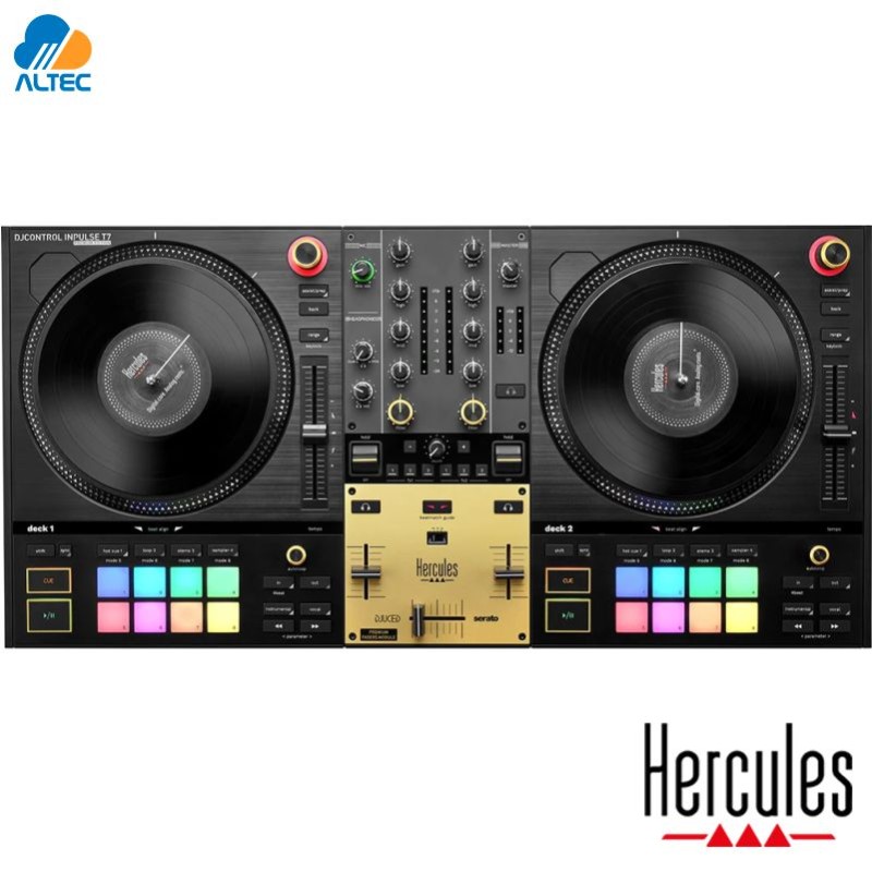 Hercules INPULSE T7 PREMIUM - Controladora DJ Motorizada