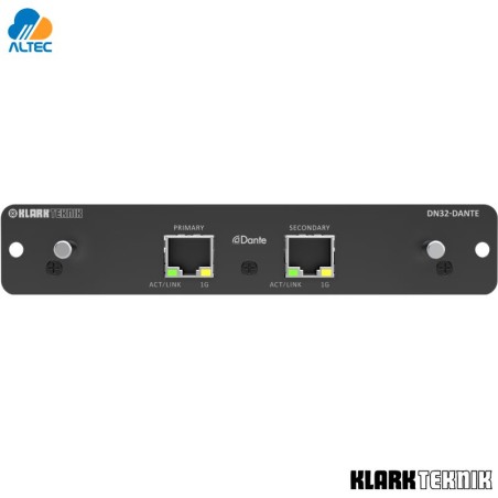 Klark Teknik DN32-DANTE - Tarjeta Audio Red Dante 32x32