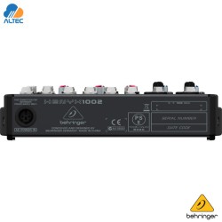 Consola Behringer 1002 mezcladora analógica 10 canales XENYX
