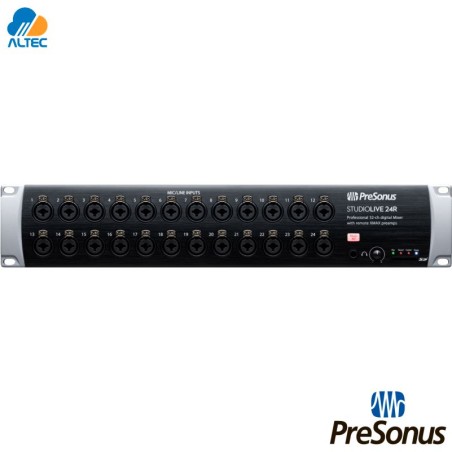 PreSonus StudioLive 24R - Mixer Digital Rack USB AVB