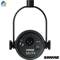 Shure MV7+-K - Micrófono USB/XLR Podcast Negro