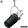 Shure MV7+-W - Micrófono USB/XLR Podcast Blanco