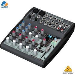 Behringer XENYX 1002FX - mezclador de 10 entradas y 2 preamplificadores de micrófono, ecualizador y efectos