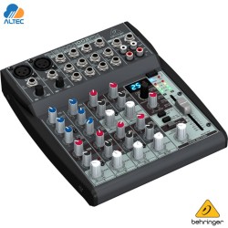 Behringer XENYX 1002FX - mezclador de 10 entradas y 2 preamplificadores de micrófono, ecualizador y efectos