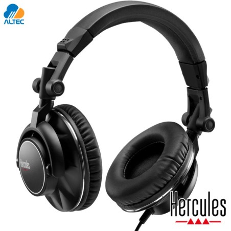 Hercules HDP DJ60 - Audífonos DJ Profesionales 50 mm